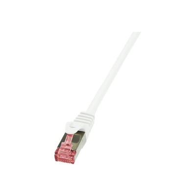 LogiLink Кабел S/FTP LOGILINK Cat6, LSZH, Мед, 2 м, Бял, AWG27, Двойно екраниран CQ2051S (CQ2051S)
