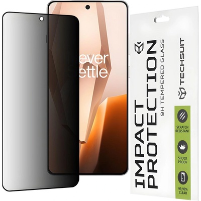 Techsuit защитно Anti-Spy стъкло за OnePlus 13R - Черен KP36987 (36987)