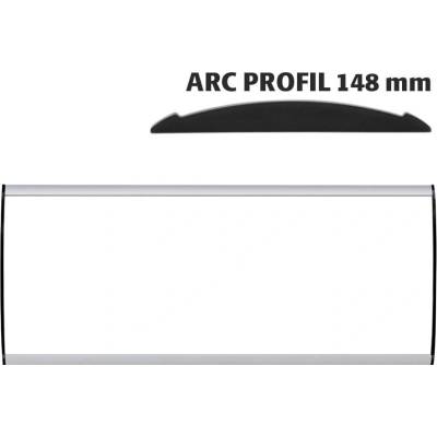 A-Z Reklama CZ Orientační nástěnná tabulka 148 × 400 mm - Arc Profil – kód UDS148NB40