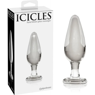 Анален плъг от стъкло, изискан, 11, 4см. - Icicles №26 (PIPE292600)