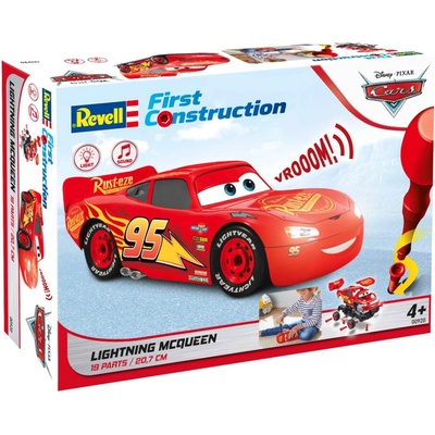 Revell First Construction auto Lightning McQueen světelné a zvukové efekty 1:20