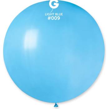Image 1 of Gemar Кръгъл пастелен балон светлосин 80 см