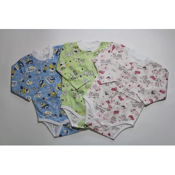 Image 1 of САЛИ / Индиго Кидс Бебешко боди с дълъг ръкав, щампа, 50, 56, 62, 68