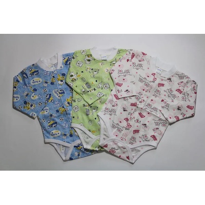 САЛИ / Индиго Кидс Бебешко боди с дълъг ръкав, щампа, 50, 56, 62, 68