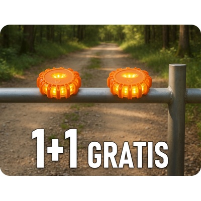 KAMAR LED VÝSTRAŽNÉ SVĚTLO 2W, MAGNET, HÁČEK, 1+1 zdarma! [LF0003] – Zboží Mobilmania