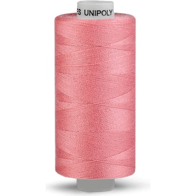 Polyesterové nitě Unipoly návin 500 m Varianta: 372 Powder Pink, Balení: 10 ks