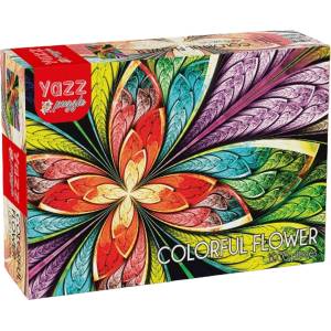 Yazz Пъзел Yazz Puzzle от 1000 части - Шарено цвете (3815)
