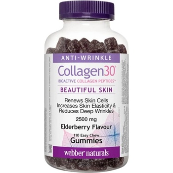 Webber Naturals Collagen30 Bioactive Collagen Peptides [110 желирани бонбони]