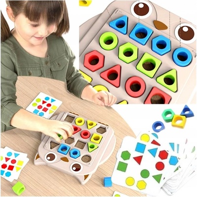 NORIMPEX Přiřazování geometrických tvarů Sova