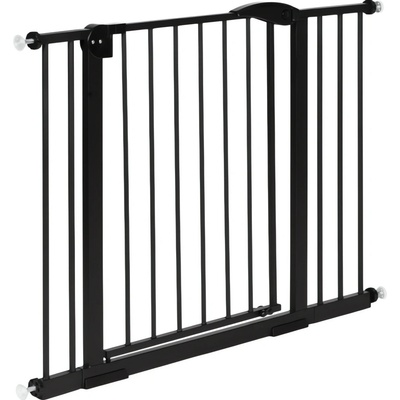 EcoToys závorová brána 74-105 cm oceľové prídavné panely čierna