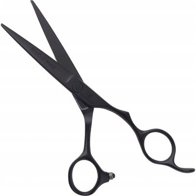 Olivia Garden Kadeřnické nůžky pro leváky SilkCut Pro Matt Black 5,75" PRO5.75L