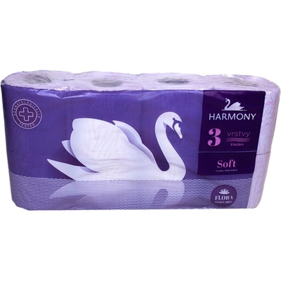 Harmony Soft flóra Aroma 3-vrstvový 8 ks