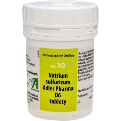 Adler Pharma Schüsslerovy soli Nr.10 Natrium sulfuricum D6 400 tablet