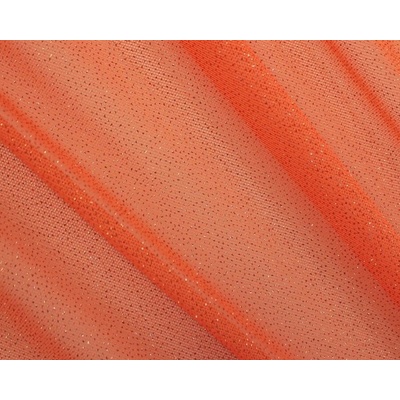 elastický oranžový tyl pandora s glittery