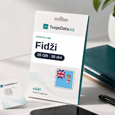 eSIM Fidži 20 GB / 29 dní