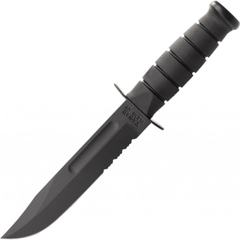 KA-BAR Fixed Blade Utility Knife Kydex Sheath, serrated edge 1214