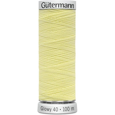 Vyšívacia niť svietiaca v tme Gütermann Glowy 40 100 m Farba: 709808-1