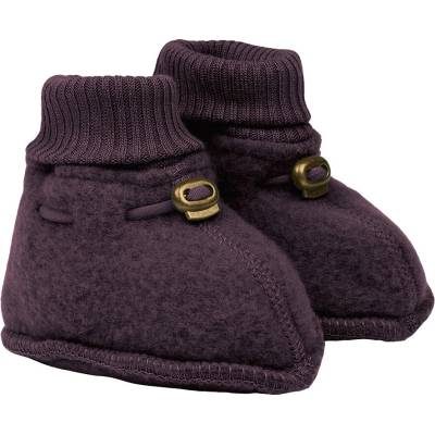Mikk-Line Baby Merino Footies Plum Perfect