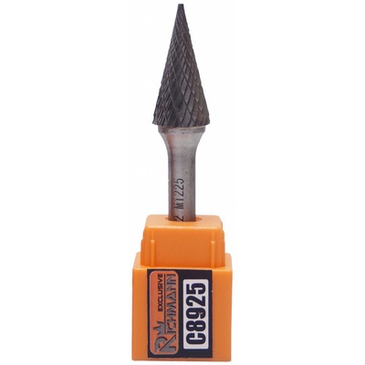 RICHMANN Kolíková fréza do kovu, stopka 6 mm | špičatý kužel 8x18 mm