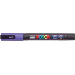 uni Декоративен маркер, 0, 9-1, 3 мм, UNI "Posca PC-3ML", лъскав лилав 285353000 (285353000)