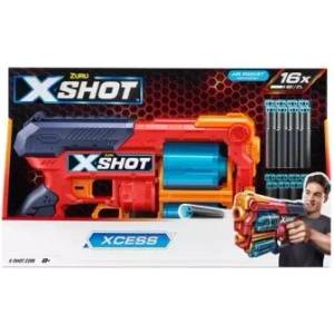 ZURU X-Shot: пистолет за гъбички Xcess с 16 снаряда