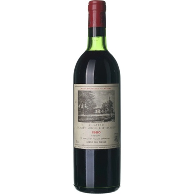 Château Duhart Milon Pauillac Grand Cru suché červené 1980 0,75 l (holá láhev)