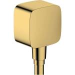 Hansgrohe Fixfit - Душ коляно с възвратен клапан, полирана златиста визия 26457990 (26457990)