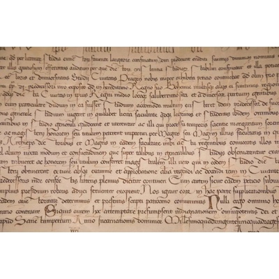 Dimex MS-5-2117 Vliesová fototapeta Starodávný text rozměry 375 x 250 cm