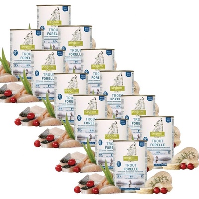 Isegrim Adult River Pstruh s paštrnákom a brusnicami 12 x 400 g
