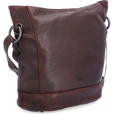 Noelia Bolger kabelka crossbody bordó NB 2089 BO