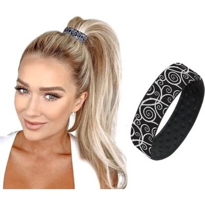 PONY-O Spona na vytváření vysokých culíků - XL Designer Obsah: Swirls