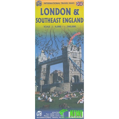plán London Londýn 1:8 t., England southeast 1:300 t. ITM vo
