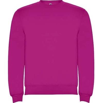 Clasica detský sveter s výstrihom crewneck ružičková