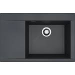 Alveus 1149503 - Кухненска мивка PURE 79x51, 5 cm гранит/черна (AV0156) Мивка за вграждане