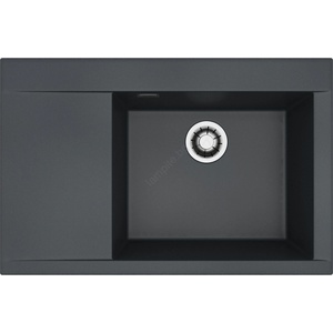 Alveus 1149503 - Кухненска мивка PURE 79x51, 5 cm гранит/черна (AV0156) Мивка за вграждане