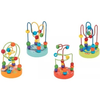 Tooky Toy Tooky Toy: Мини дървена игра с мъниста - различни видове (TF420)