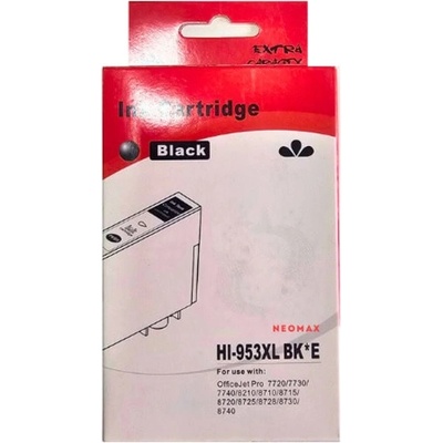 Neomax Касета за HP Officejet 8702 AIO/Pro 8210/8211/8218/8700 Series - Black - 953XL - HI-953XLBK - Neomax - Неоригинална, Заб. : 50 ml (HI-953XLBK)