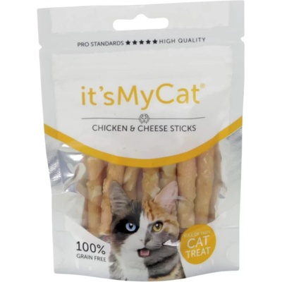 It's My Dog It’s My Cat - лакомство за котки, солети с пилешко и сирене, 50 гр