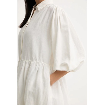 BOSS Orange рокля тип риза с лен C Disenna (50559265)