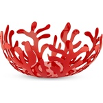 Alessi Купа за плодове MEDITERRANEO 25 cm, червен, неръждаема стомана / епоксидна смола, Alessi (ALESI0125R)