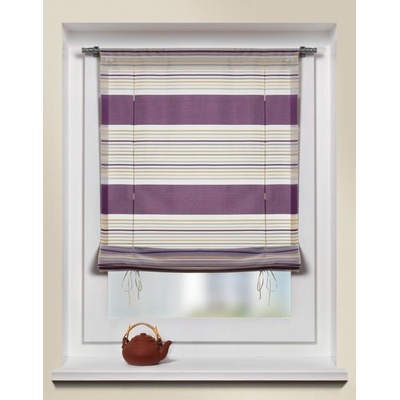 HOME WOHNIDEEN záclona metráž 28179 sirka 145 cm 026 fialova (9,30 m)
