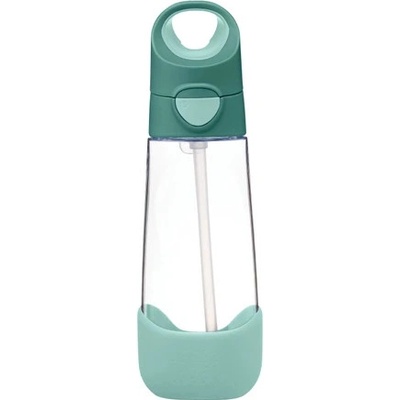 B.Box Fľaša so slamkou 600ml Emerald Forest