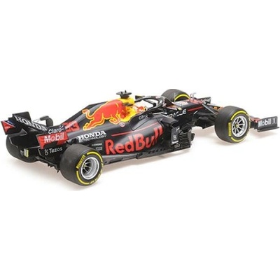 1:18 RED BULL RACING HONDA RB16B - MAX VERSTAPPEN - VÍTĚZ NIZOZEMSKÉ GP 2021 - MINICHAMPS