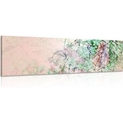Obraz abstrakce větví - 120x40