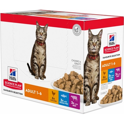 Hill’s Science Plan Adult rybí výběr 12 x 85 g