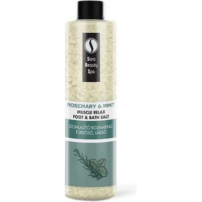 Sara Beauty Spa relaxačná soľ do kúpeľa RozmarínWintergreen 330 g