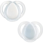 Tommee Tippee Ортодонтични залъгалки Tommee Tippee - Night Time, 0-6 м, 2 броя, бяла/синя (43338099) - ozone