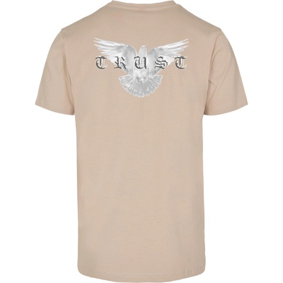 Urban Classics Мъжка тениска в цвят пясък Mister Tee Trust DoveUB-MT3096-00208 - Пясък, размер S