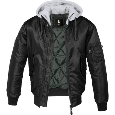 BRANDIT Мъжко яке бомбардировач BRANDIT - MA1 Пот - 3150-black-grey