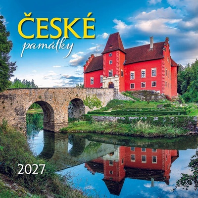 nástěnný ČESKÉ PAMÁTKY 2027